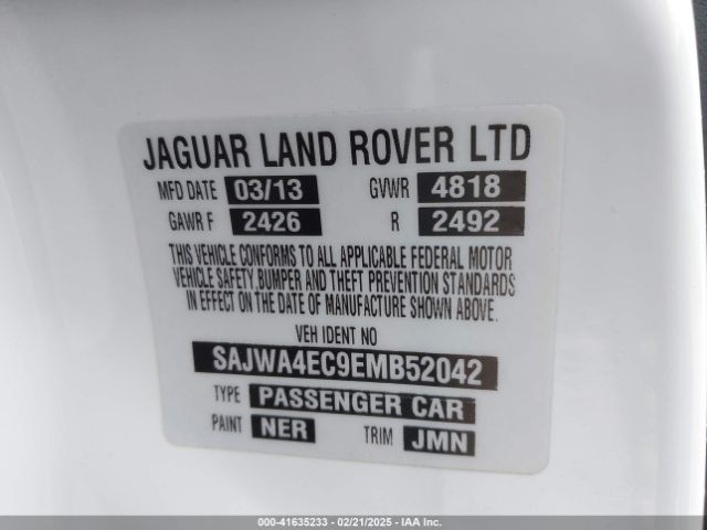 SAJWA4EC9EMB52042 Jaguar Xk Xkr