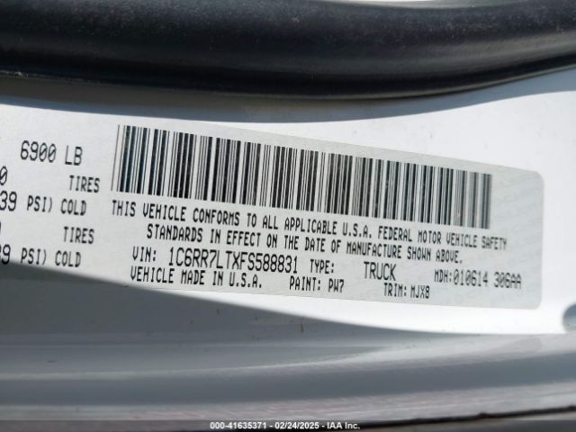 1C6RR7LTXFS588831 RAM 1500 Lone Star