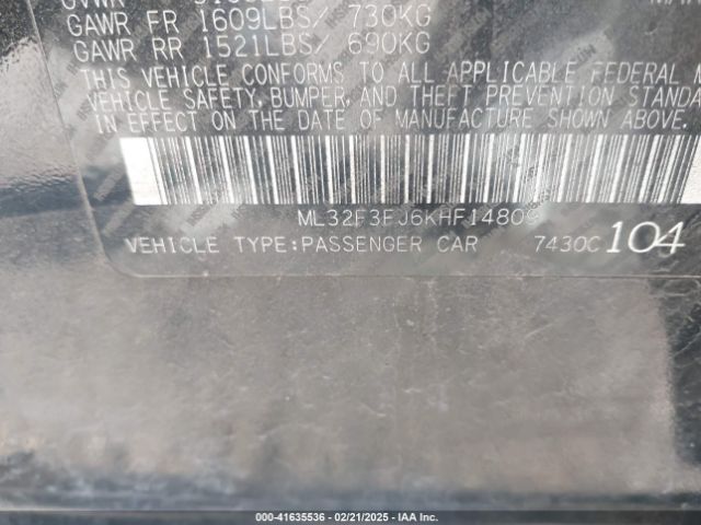 2019 MITSUBISHI MIRAGE G4 ML32F3FJ6KHF14809 Photo 8