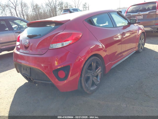 Hyundai Veloster Turbo W/black 2014 KMHTC6AE3EU194438 Image 4