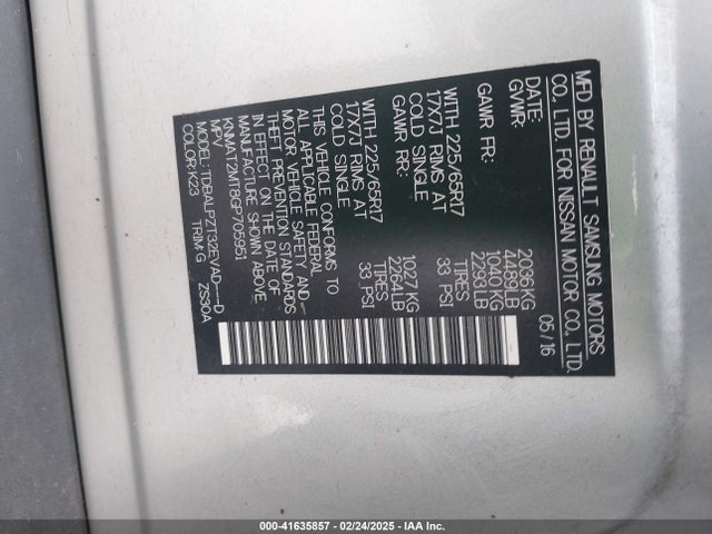 Nissan ROGUE S 2016 KNMAT2MT8GP705951 Image 9