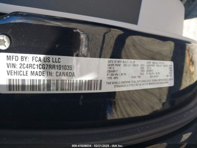 2024 CHRYSLER VOYAGER 2C4RC1CG7RR101035 Photo 8