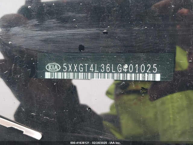 5XXGT4L36LG401025 KIA Optima Lx