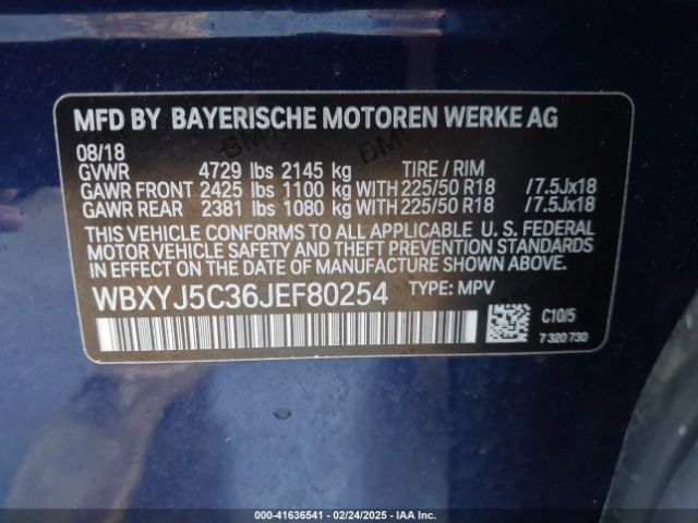 WBXYJ5C36JEF80254 BMW X2 Xdrive28i