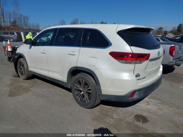 5TDZARFH6KS043408 Toyota Highlander Le