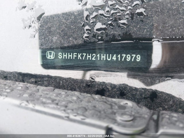SHHFK7H21HU417979 Honda Civic Lx