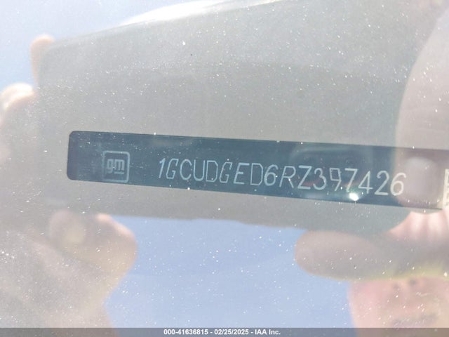 1GCUDGED6RZ397426 Chevrolet l84