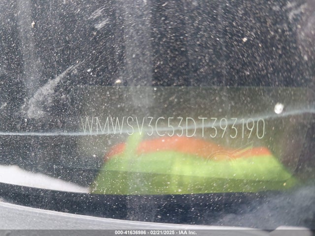 2013 MINI HARDTOP WMWSV3C53DT393190 Photo 8