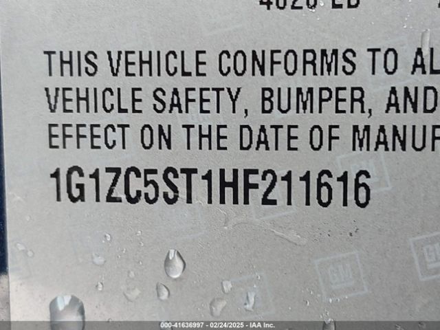 1G1ZC5ST1HF211616 Chevrolet Malibu 1fl