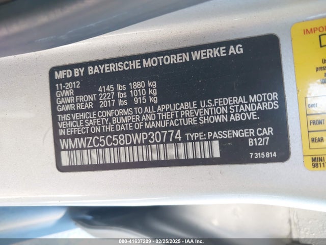 2013 MINI COUNTRYMAN WMWZC5C58DWP30774 Photo 8