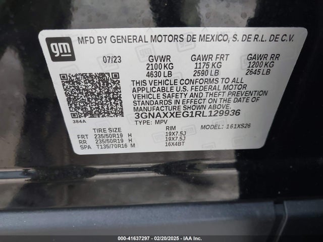 Chevrolet Equinox Awd Premier 2024 3GNAXXEG1RL129936 Image 9