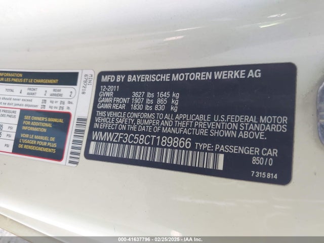 2012 MINI COOPER CLUBMAN WMWZF3C58CT189866 Photo 8