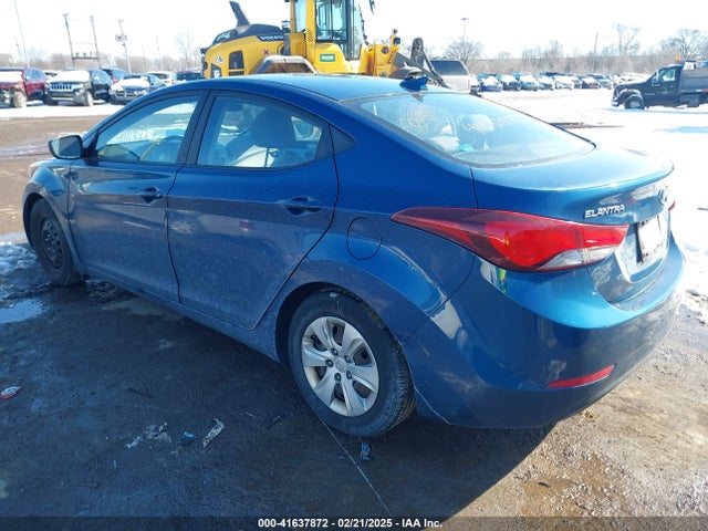 KMHDH4AE6GU523436 Hyundai ELANTRA SE