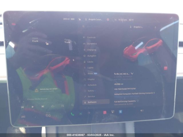 7SAYGAEE7PF713761 Tesla Model Y Awd/long Range Dual Motor All-wheel Drive