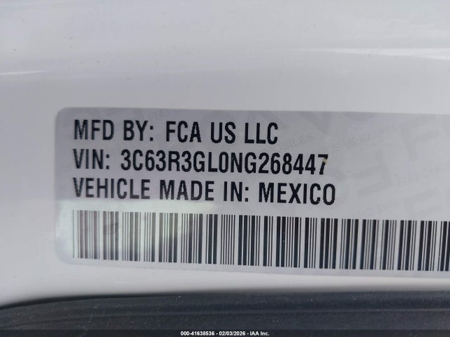 41638536 :رقم المزاد ، 3C63R3GL0NG268447 vin ، 2022 Ram 3500 Tradesman  4x4 8' Box مزاد بيع