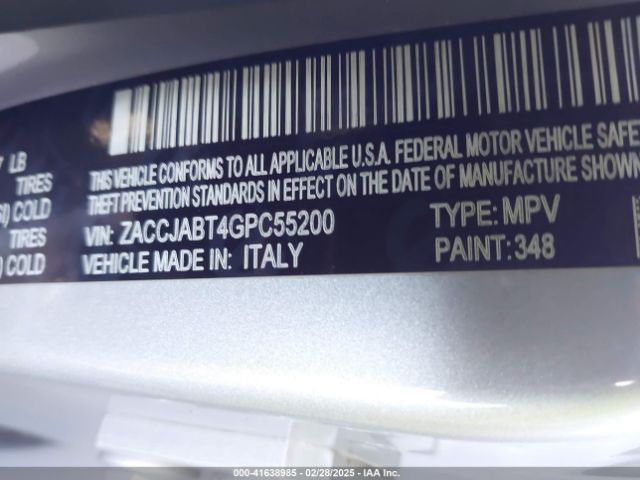 ZACCJABT4GPC55200 Jeep Renegade Latitude