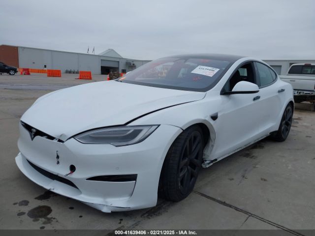 5YJSA1E69MF452593 Tesla Model S Plaid Tri Motor All-wheel Drive