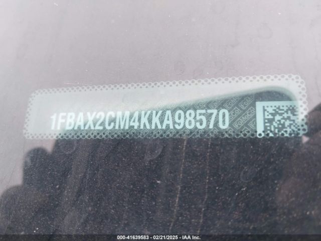 1FBAX2CM4KKA98570 Ford Transit-350 Xlt