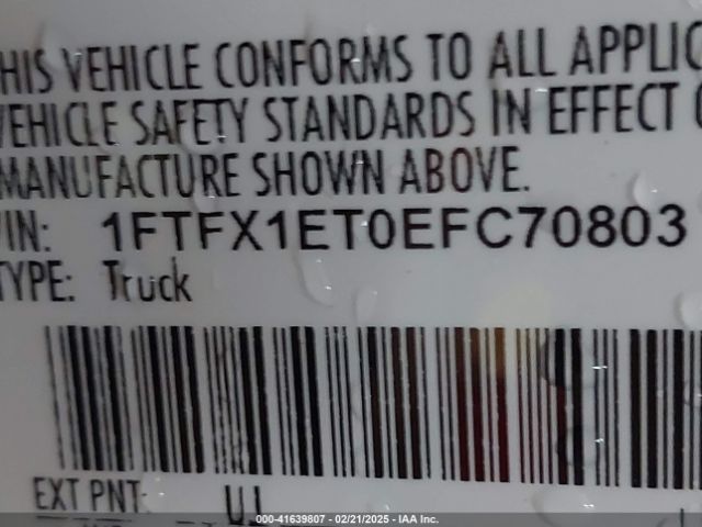 1FTFX1ET0EFC70803 Ford F-150 Xlt