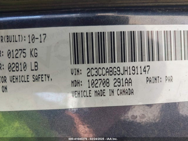 Chrysler 2018 2018 2C3CCABG9JH191147 Image 9