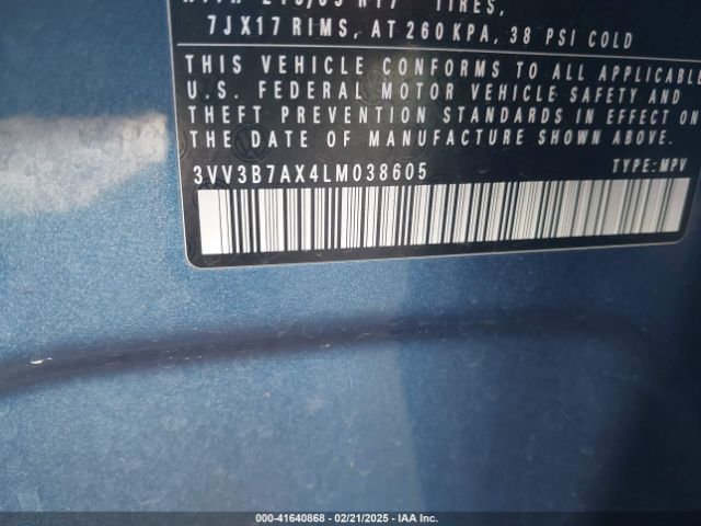 2020 VOLKSWAGEN TIGUAN 3VV3B7AX4LM038605 Photo 8