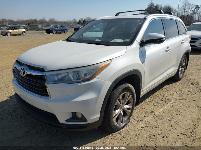 Toyota Highlander Xle V6 2015 5TDJKRFH7FS177151 Image 2
