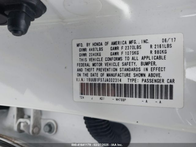 19UUB1F57JA002314 Acura Tlx Tech Pkg