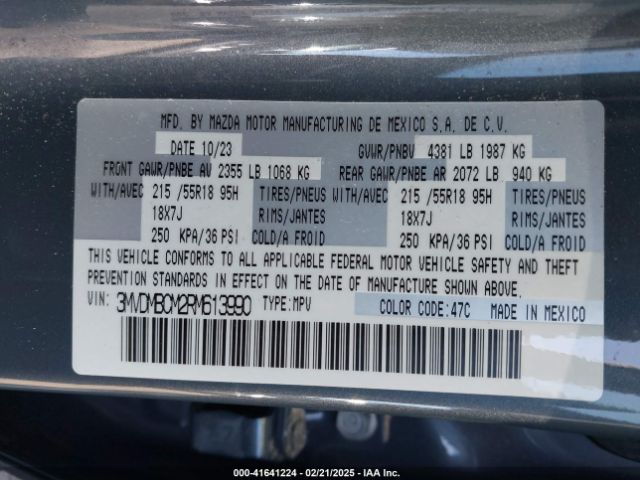 3MVDMBCM2RM613990 Mazda Cx-30 2.5 S Carbon Edition