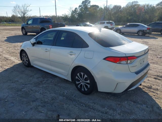JTDEBRBE0LJ015125 Toyota Corolla Hybrid Le