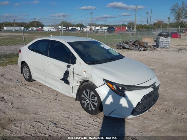 JTDEBRBE0LJ015125 Toyota Corolla Hybrid Le