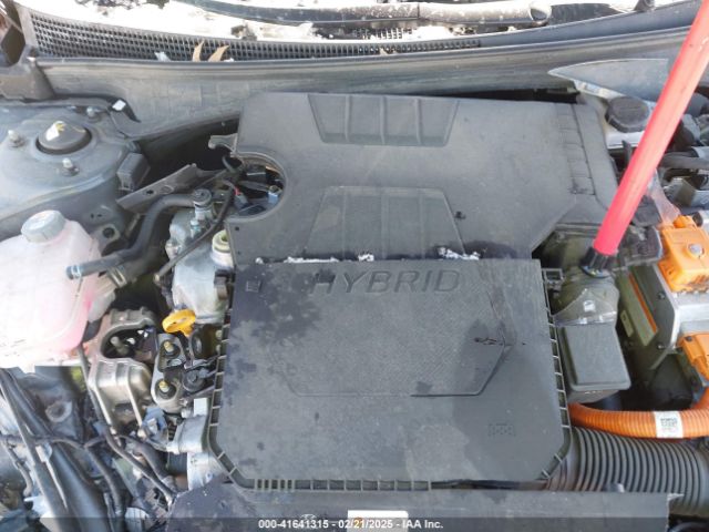 KMHLM4AJ1NU032127 Hyundai Elantra Hybrid Blue