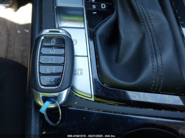 KMHLM4AJ1NU032127 Hyundai Elantra Hybrid Blue