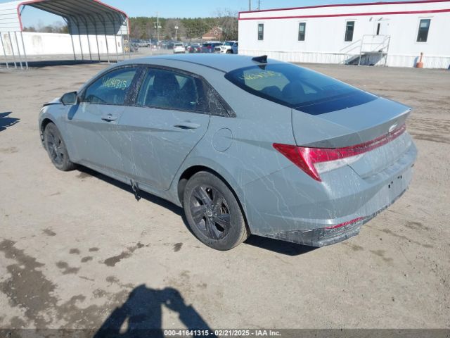 KMHLM4AJ1NU032127 Hyundai Elantra Hybrid Blue
