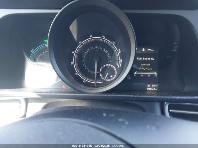KMHLM4AJ1NU032127 Hyundai Elantra Hybrid Blue