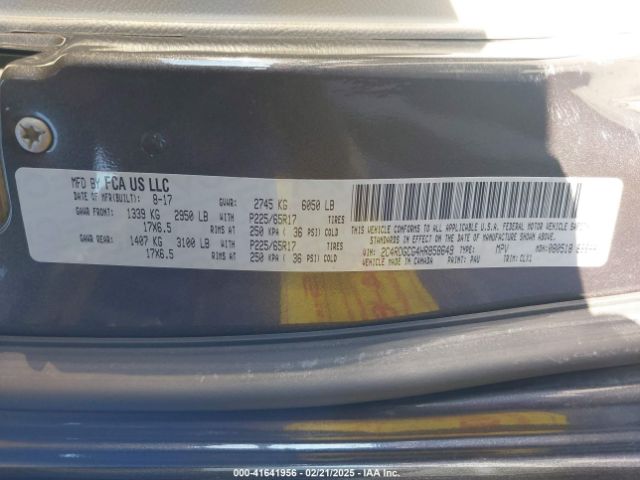 2C4RDGCG4HR858649 Dodge Grand Caravan Sxt