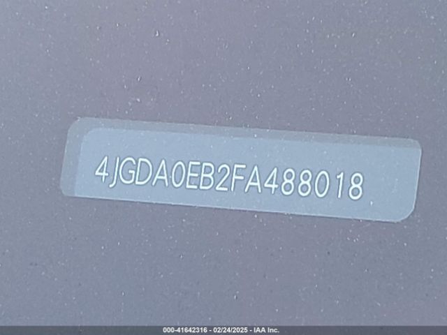 4JGDA0EB2FA488018 Mercedes-Benz Ml 250 Bluetec 4matic