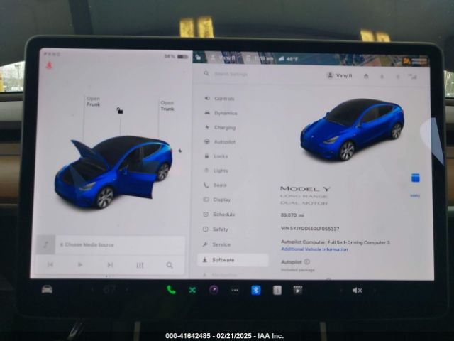 5YJYGDEE0LF055337 Tesla Model Y Long Range Dual Motor All-wheel Drive