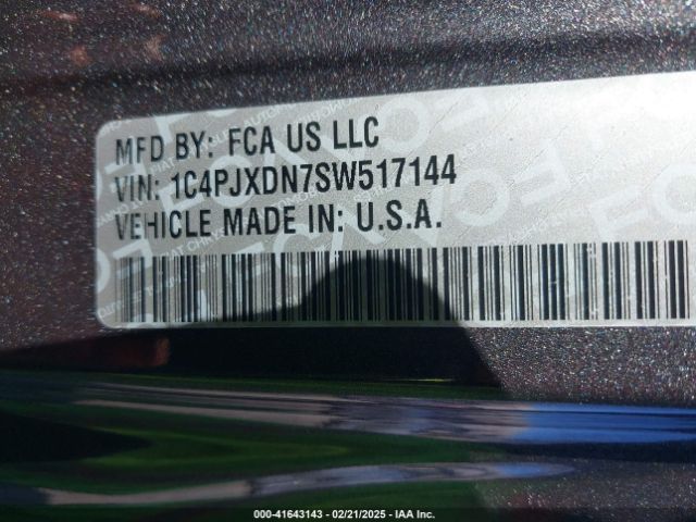 1C4PJXDN7SW517144 Jeep Wrangler 4-door Summit 4x4