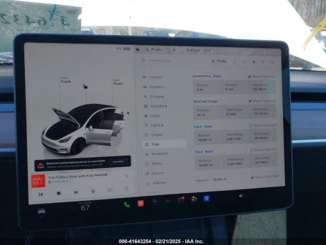 7SAYGDEF5NF542189 Tesla Model Y Performance Dual Motor All-wheel Drive