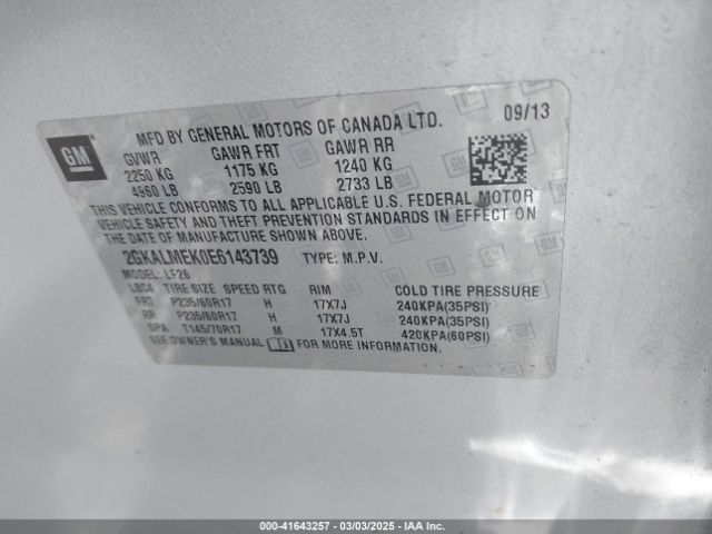 2GKALMEK0E6143739 GMC Terrain Sle-1