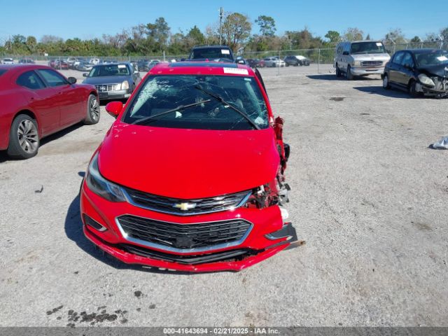 3G1BF6SM1JS543872 Chevrolet Cruze Premier Auto