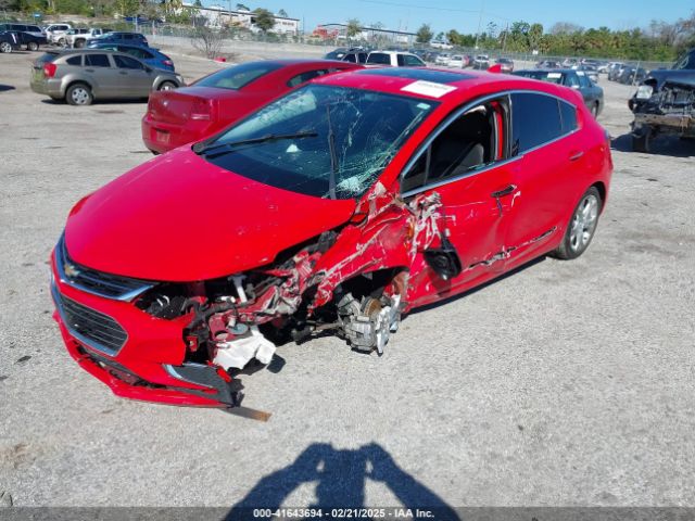 3G1BF6SM1JS543872 Chevrolet Cruze Premier Auto