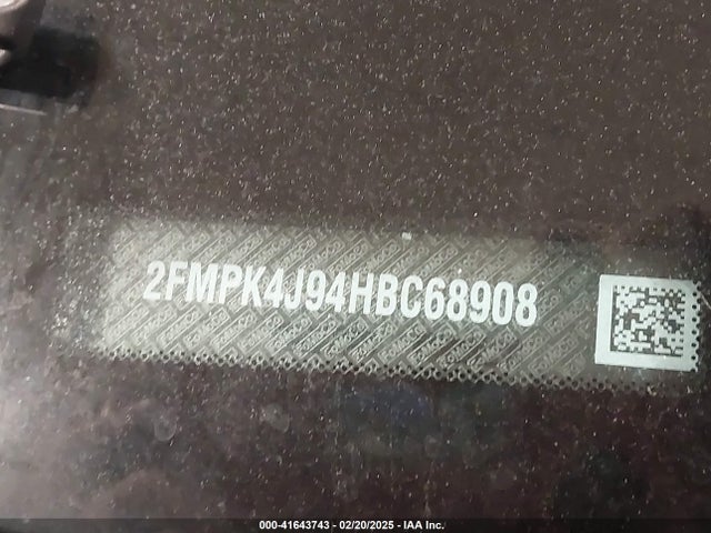 2FMPK4J94HBC68908 Ford EDGE SEL