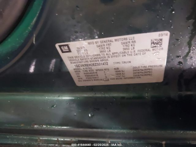 2014 CHEVROLET SILVERADO 1500 1GCVKREH2EZ301472 Photo 8