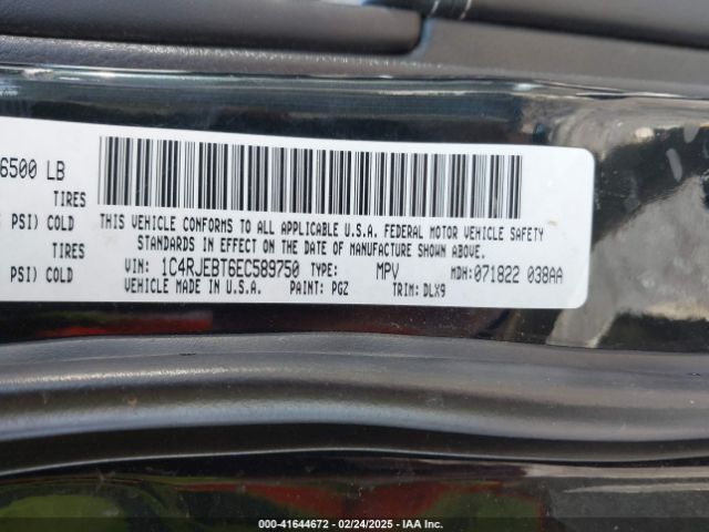 1C4RJEBT6EC589750 Jeep Grand Cherokee Limited