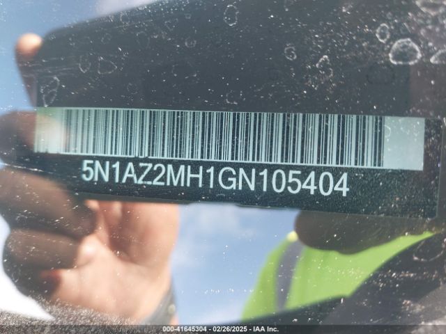 5N1AZ2MH1GN105404 Nissan MURANO SL
