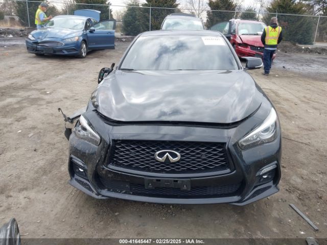 JN1FV7DR3MM880528 Infiniti Q50 Red Sport 400 Awd