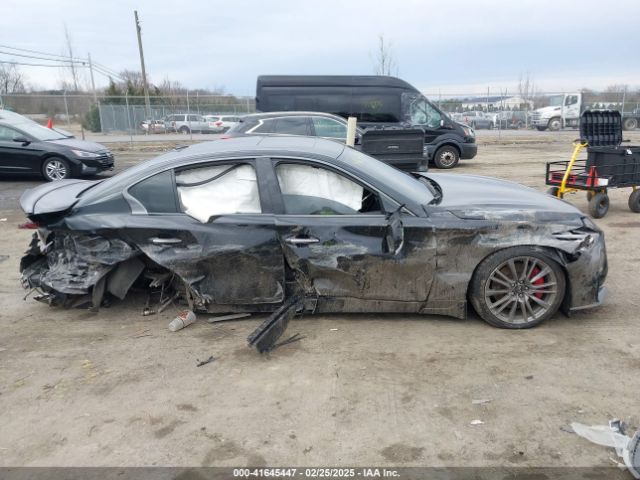 JN1FV7DR3MM880528 Infiniti Q50 Red Sport 400 Awd