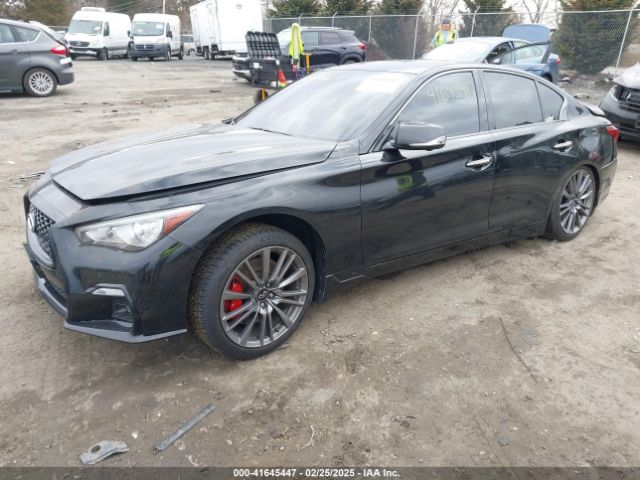 JN1FV7DR3MM880528 Infiniti Q50 Red Sport 400 Awd