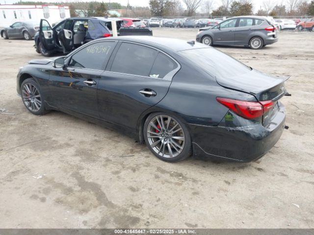 JN1FV7DR3MM880528 Infiniti Q50 Red Sport 400 Awd